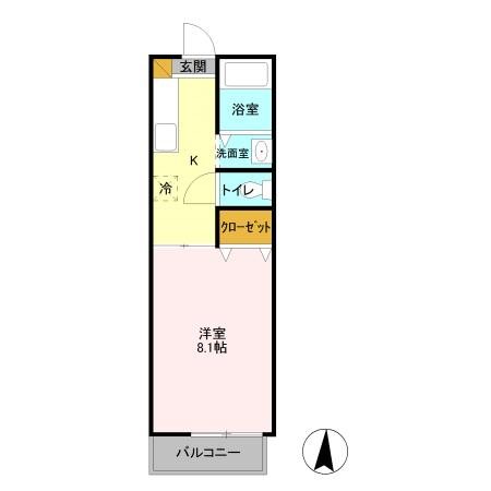 アクアパレス 間取り図