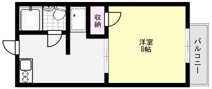 レピュートウエハラ 202号室 間取り