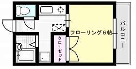 リバーハイツ 203号室 間取り