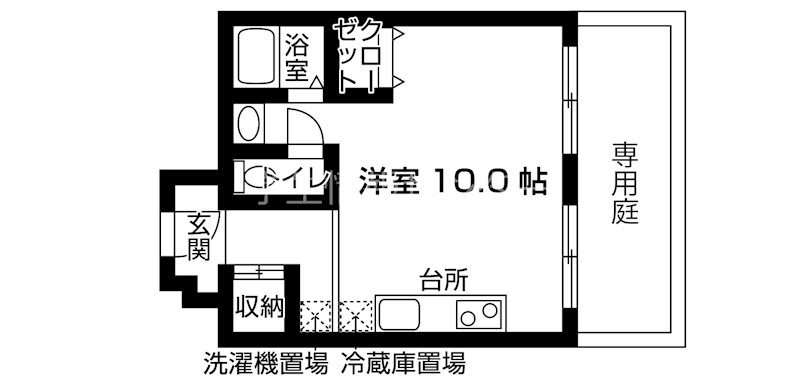 紫竹ソサエティ 間取り図
