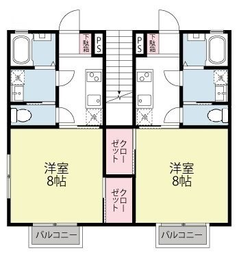 ビームⅩ 間取り図