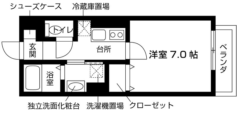 ポートタウン柊野 間取り図