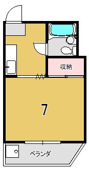 かたぎマンション 間取り図
