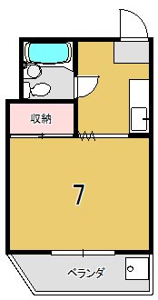 かたぎマンション 間取り図