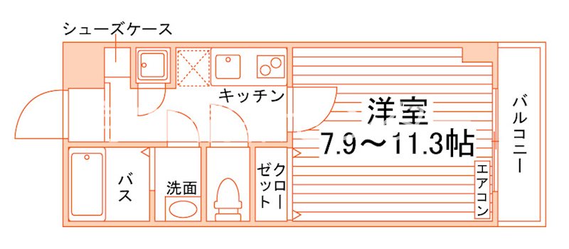 フェリーチェ上賀茂御薗橋 間取り図