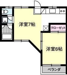 YKハイツ 間取り図