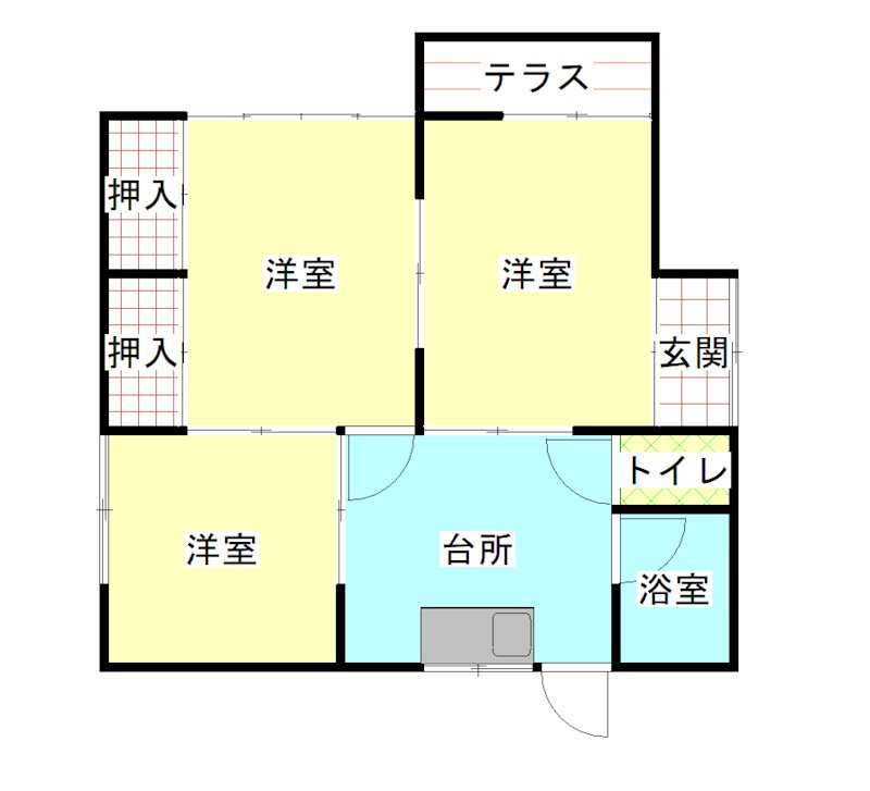 和田様貸家 間取り