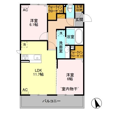 群馬県邑楽郡大泉町富士２丁目 間取り