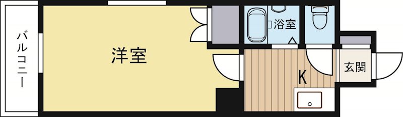 リファレンス住吉 111号室 間取り