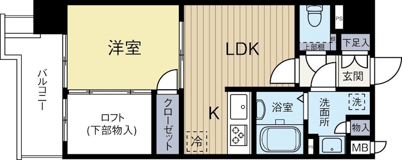 ピュアドームデュエル博多 間取り