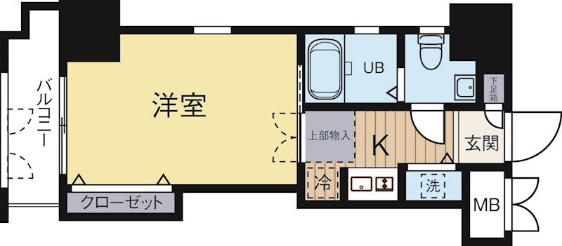 ダイナコート大濠公園ステーション 間取り図