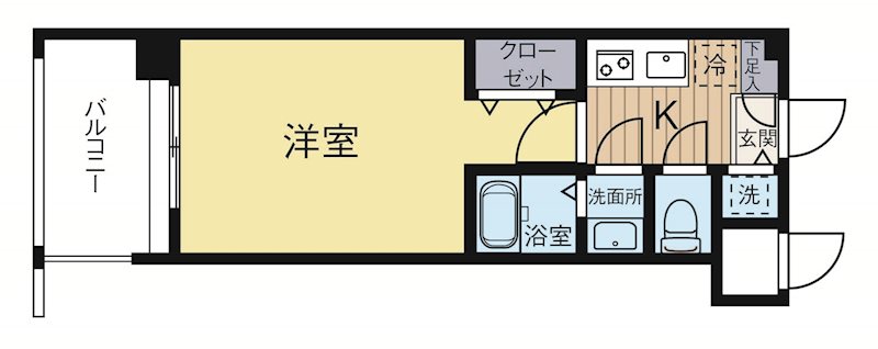 レシェンテヴィラ　東福岡 605号室 間取り