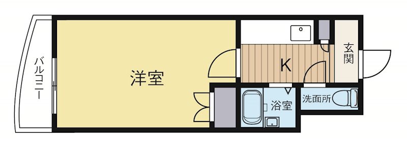 アリビオ百年橋通り 802号室 間取り