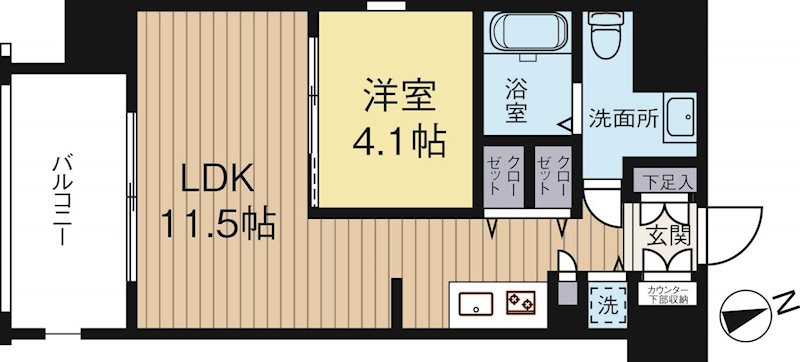 サヴォイフェアリーパーク 306号室 間取り