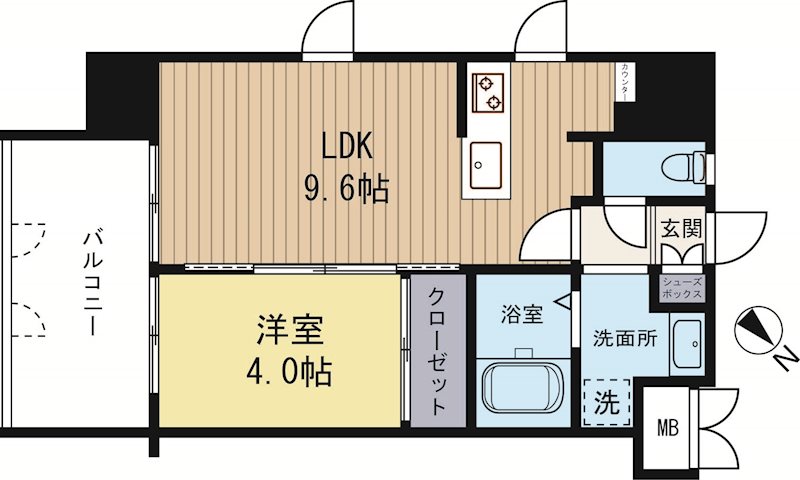 サヴォイザセントラルガーデン 間取り図