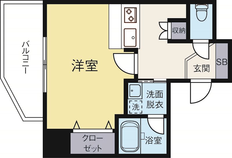 サヴォイラルカンジュ 404号室 間取り