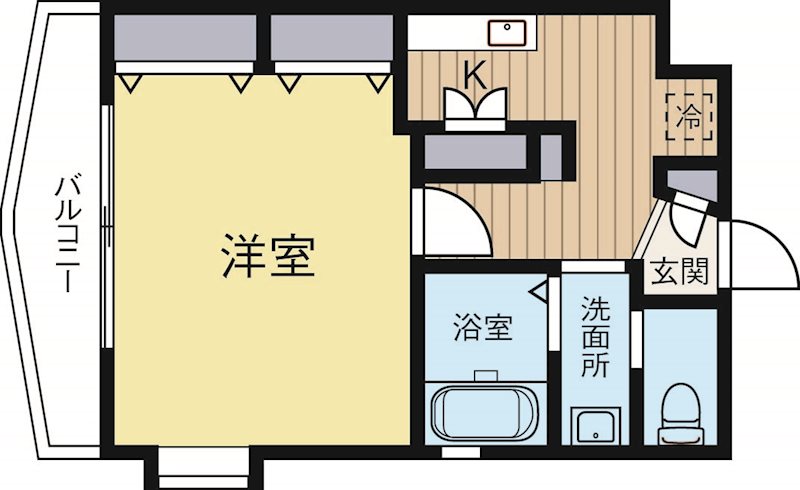 コスモス御笠川 803号室 間取り