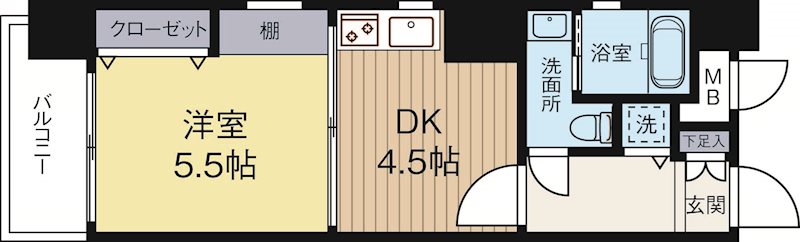 アイセレブ天神東 間取り図