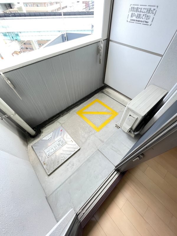 ギャランティー21博多ORIENTBLDNo.66 ベランダ