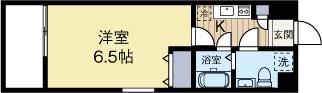 ラセット博多 801号室 間取り