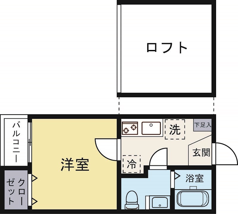 バルゴ 205号室 間取り