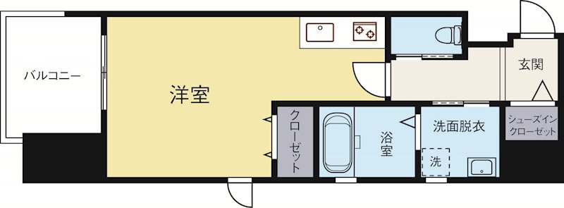 BLANCTOURHAKATA 502号室 間取り