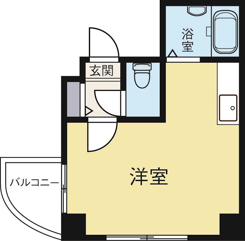 ジャルダン古門戸 203号室 間取り