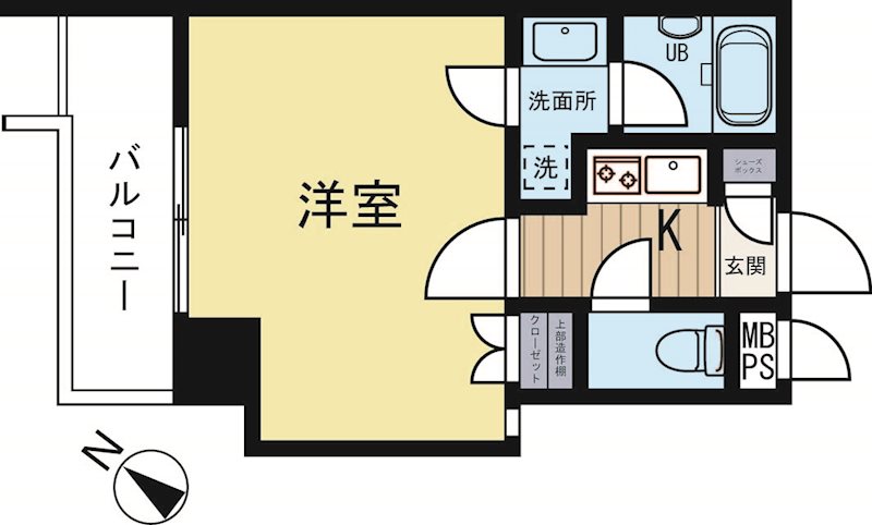 エンクレスト白金 303号室 間取り