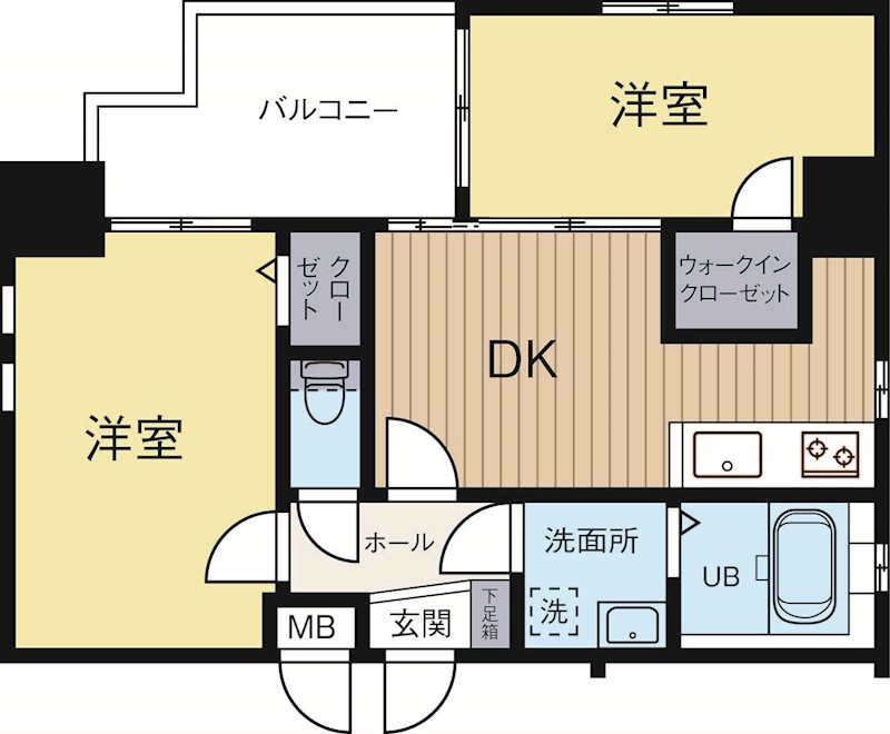 ラファセフェリーズ 1104号室 間取り