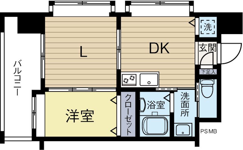 ネストピア平尾駅前 間取り図