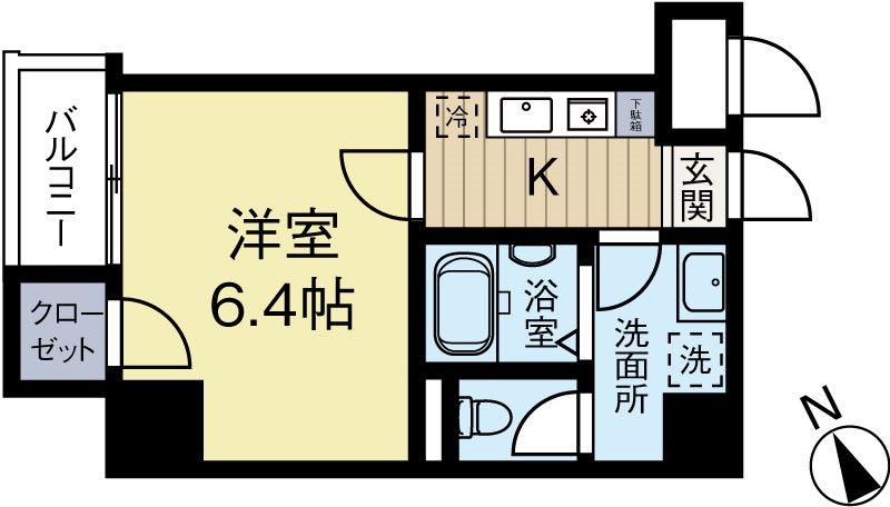 サクセス白金 501号室 間取り