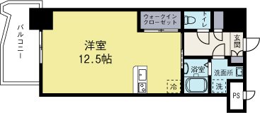 ロイヤル博多駅前 408号室 間取り