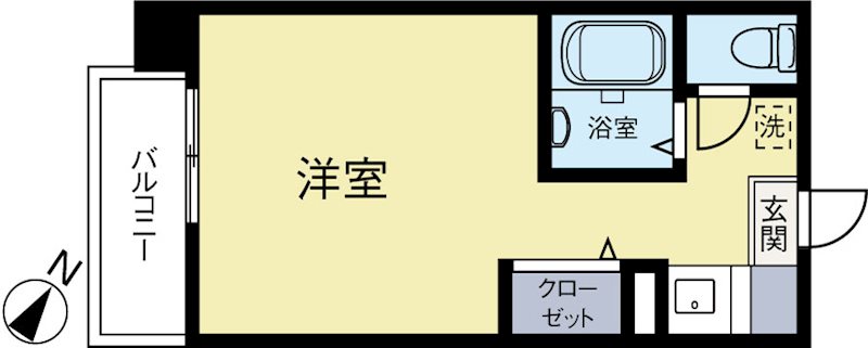 プレシャス薬院 503号室 間取り