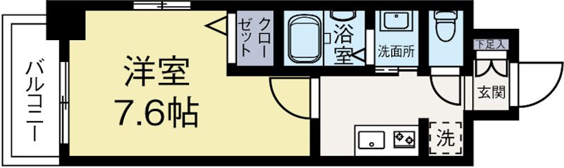 アネシスTJ 307号室 間取り