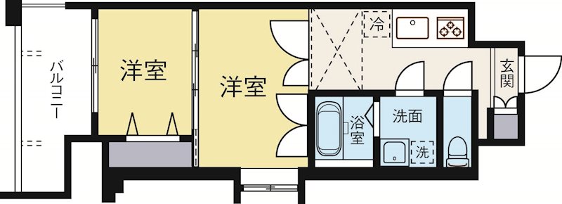 ORIENTBLDNO86クロスゲートタワー 1301号室 間取り
