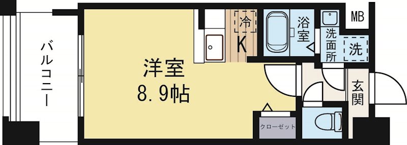 No.62TOWERSAVANTGARDE博多 間取り図