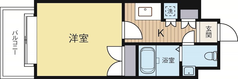 クレタ県庁前 604号室 間取り