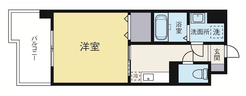 モントーレ天神セントラルスクエア 間取り図