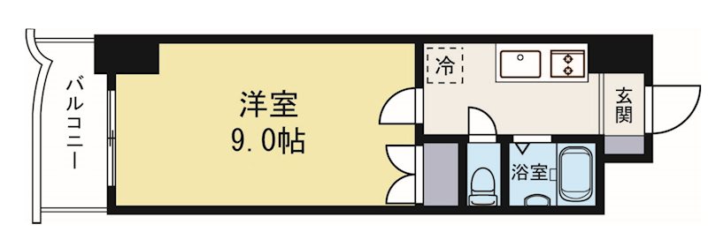 ロイヤル博多駅東84 303号室 間取り