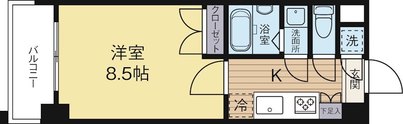 ORIENTBLDNo.88マリナゲートサンズ 322号室 間取り
