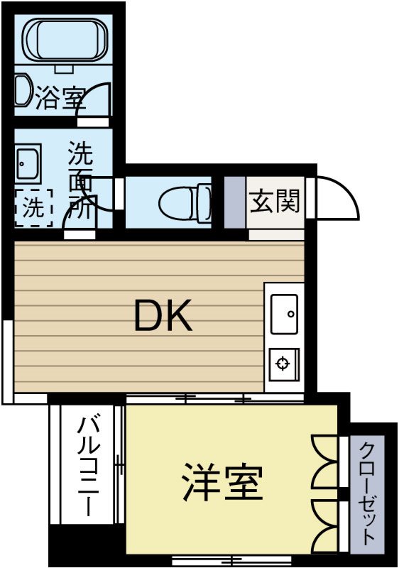 ORIENT BLD No59　TWINS 403号室 間取り