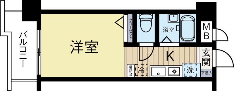 ダイナコートグランデュール博多 間取り図