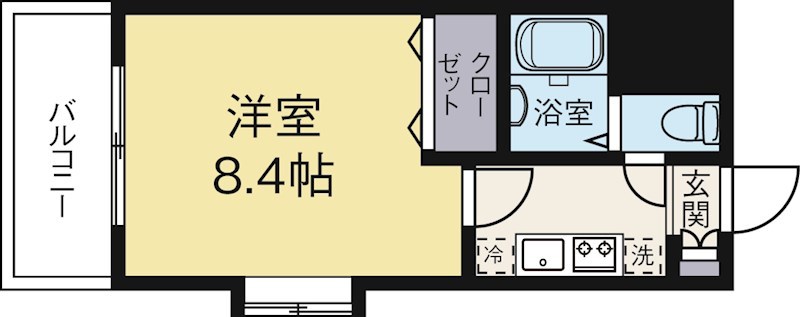 オネスト吉塚 303号室 間取り