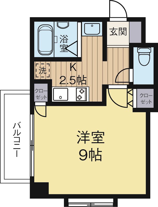 ドリーム川端壱番館 404号室 間取り