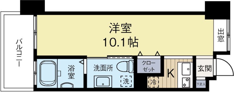 ルネッサンス21赤坂けやき通り 1202号室 間取り