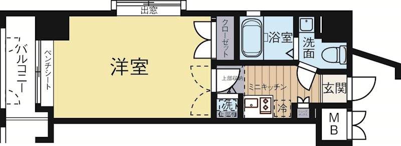 サヴォイステーション 501号室 間取り