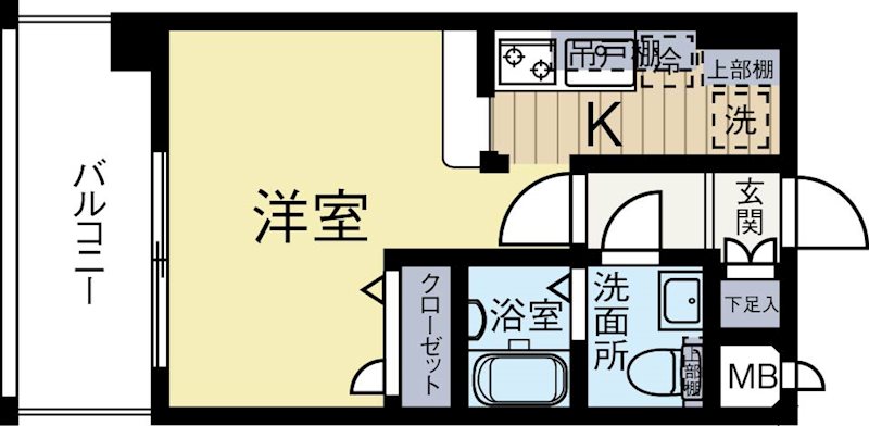 ピュアドームステイツ博多 603号室 間取り