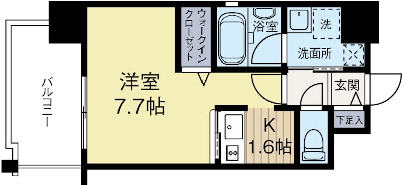 エンクレスト祇園2 304号室 間取り