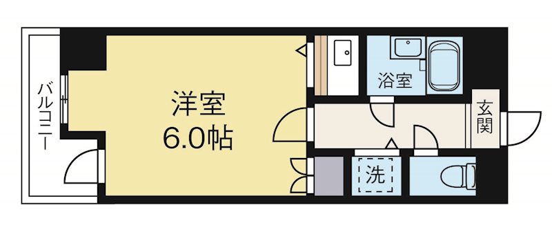 朝日プラザ博多7 305号室 間取り