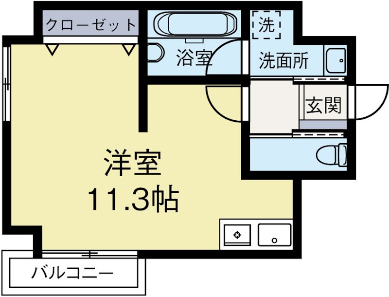 アクシス平尾1番館 142号室 間取り